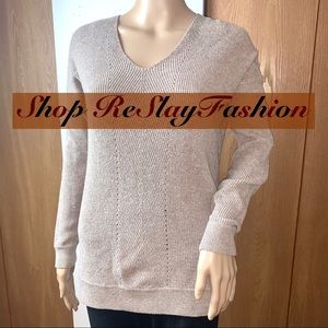 ⭐️Lulus Women’s Beige knit long sleeve Top